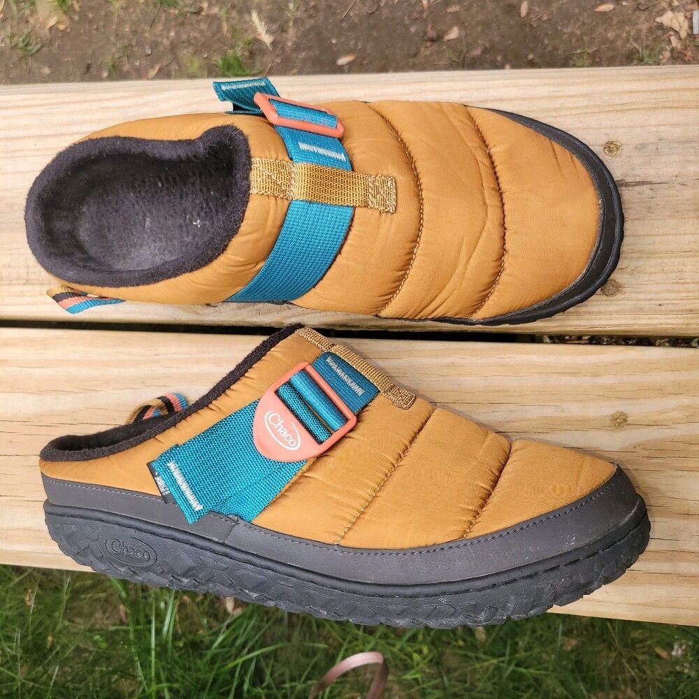 Size 10 -Chaco Ramble Puff Clog Women's Shoes Black Puffer Quilted Gorpcore Clog